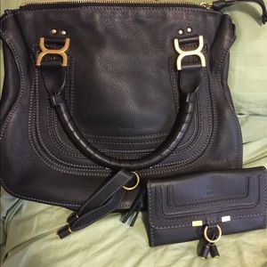 Chloe Marcie bag and matching wallet